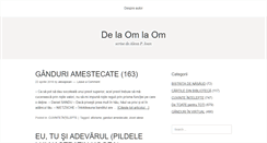 Desktop Screenshot of delaomlaom.ro